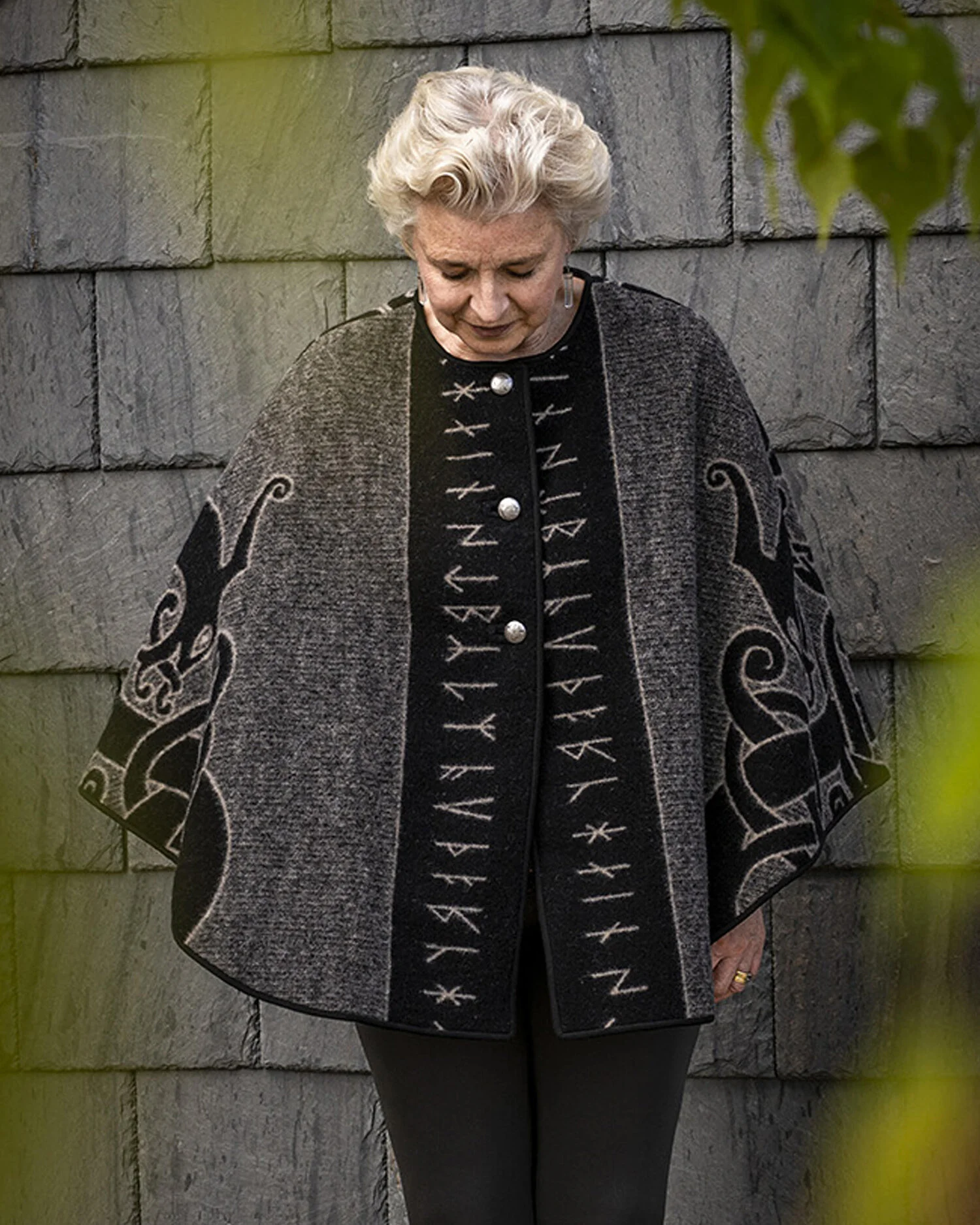 Norse Saga Cape — Laurie Jacobi Original Designs in Wool